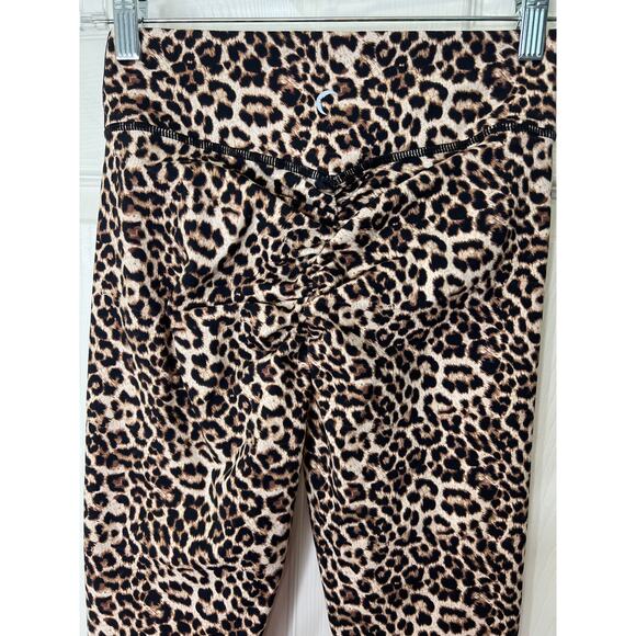 Zyia Active Leopard Scrunchy Brilliant High Rise Legging Medium 6 8 Gym Workout - Picture 6 of 9